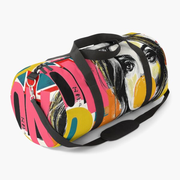 Item preview, London Pop Culture Muse - Union Jack Fashion Portrait with Bold Typography and Urban Color designed and sold by OlfactoART Studio.