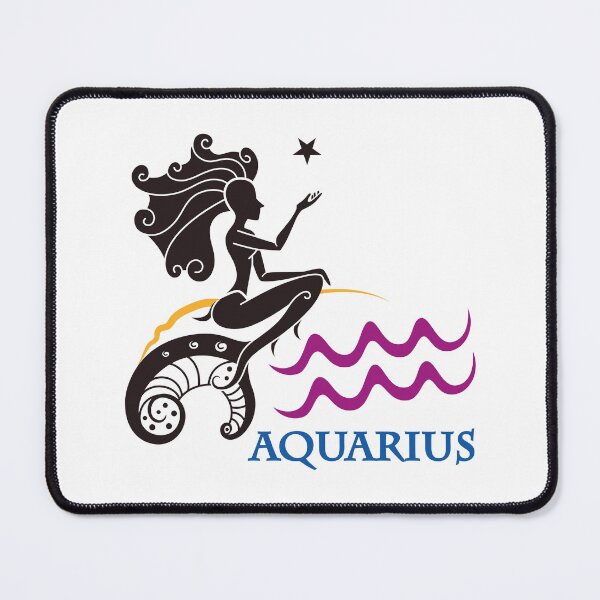 Item preview, Minimal Aquarius Zodiac Illustration designed and sold by danielrospad.