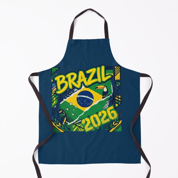 Item preview, Brazil 2026 Pride - Vibrant Flag and Toucan Soccer Fan Art designed and sold by digitalbob60.