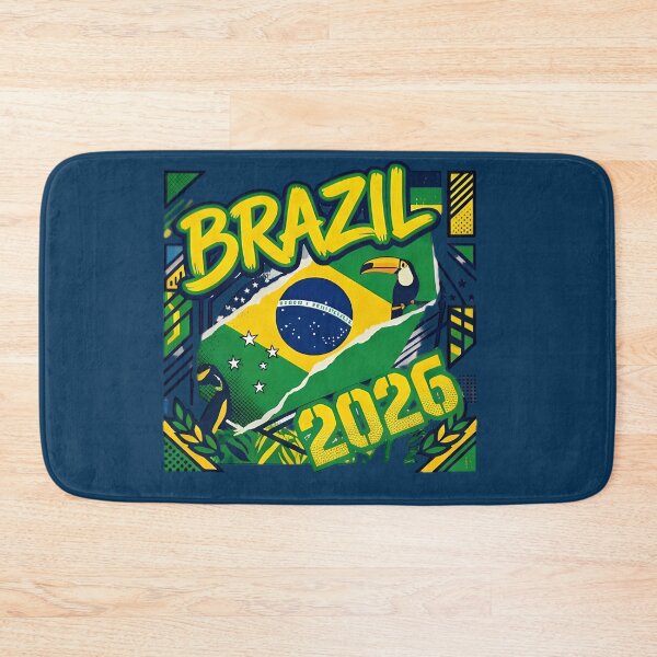 Item preview, Brazil 2026 Pride - Vibrant Flag and Toucan Soccer Fan Art designed and sold by digitalbob60.