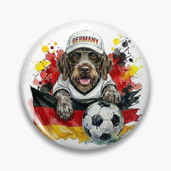Item preview, Wirehaired Pointer World Cup Germany Suppawter designed and sold by The Suppawters.