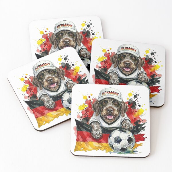 Item preview, Wirehaired Pointer World Cup Germany Suppawter designed and sold by The Suppawters.