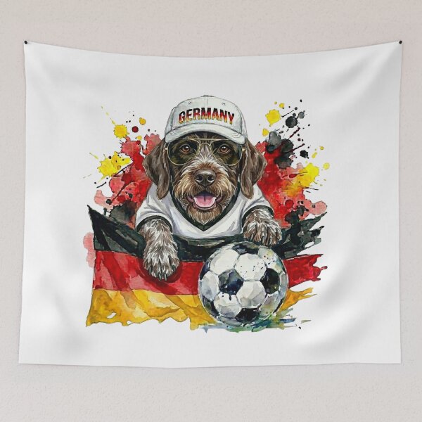 Item preview, Wirehaired Pointer World Cup Germany Suppawter designed and sold by The Suppawters.