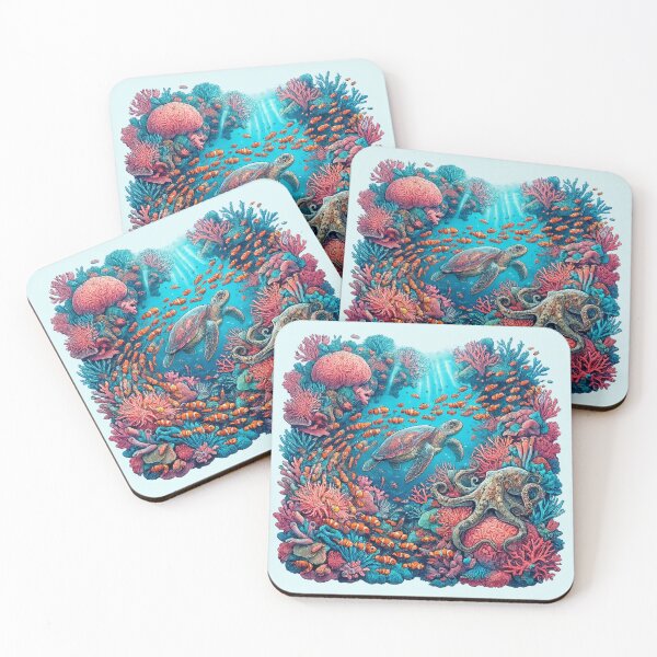 Item preview, Vibrant Ocean Ecosystem designed and sold by krish-prints.