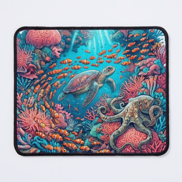Item preview, Vibrant Ocean Ecosystem designed and sold by krish-prints.