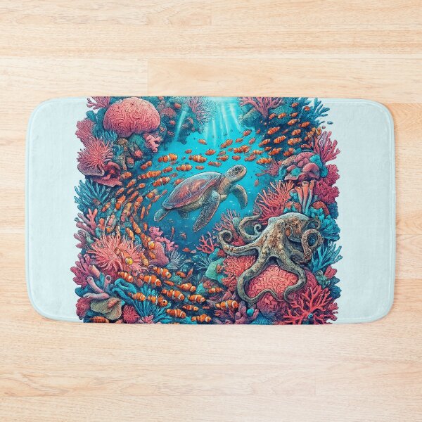 Item preview, Vibrant Ocean Ecosystem designed and sold by krish-prints.