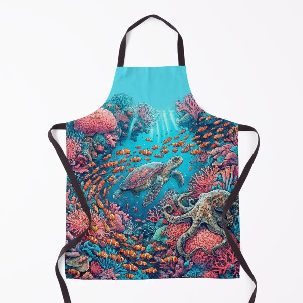 Item preview, Vibrant Ocean Ecosystem designed and sold by krish-prints.