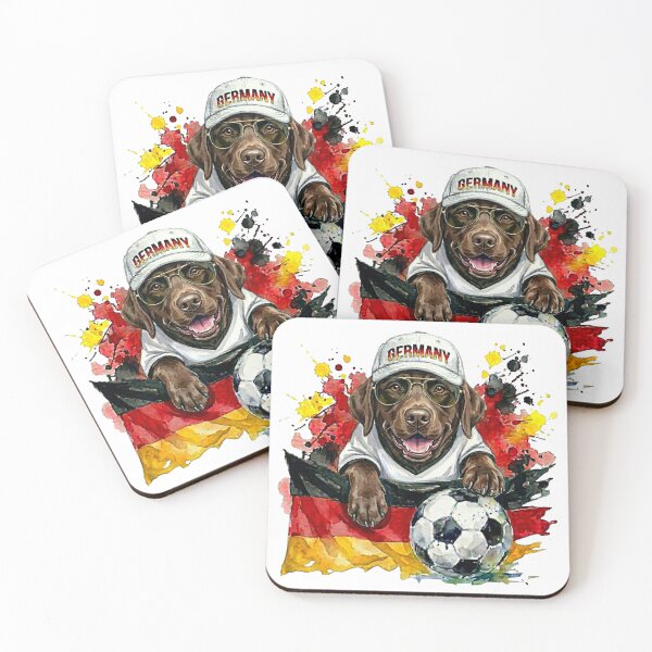 Item preview, Chocolate Labrador World Cup Germany Suppawter designed and sold by The Suppawters.