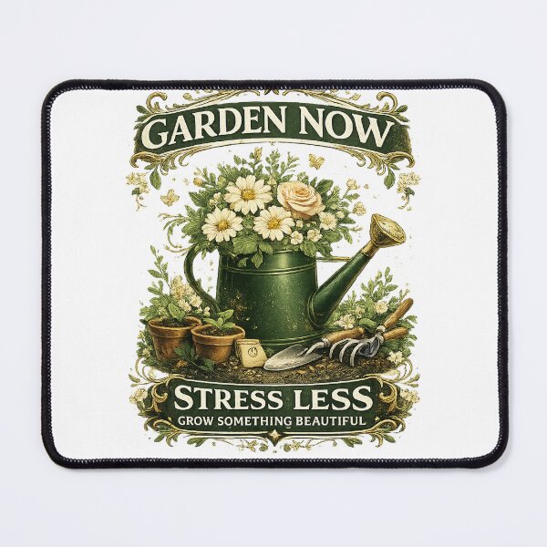 Item preview, Garden Now Stress Less Premium Gardening Lover Design designed and sold by Globivara Studio.