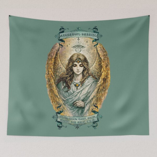 Item preview, Beautiful Archangel Gabriel - Royal Copper Green - Visualise Invisible designed and sold by VisualiseIt.