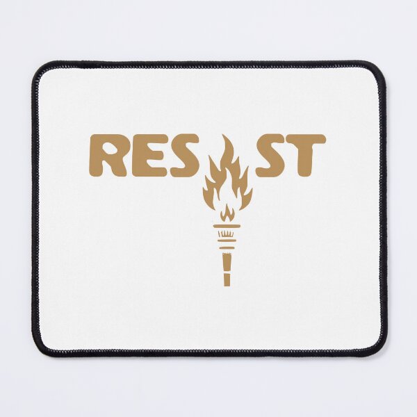 Item preview, Resist Vintage Torch Freedom Flame Typography designed and sold by drchzak.