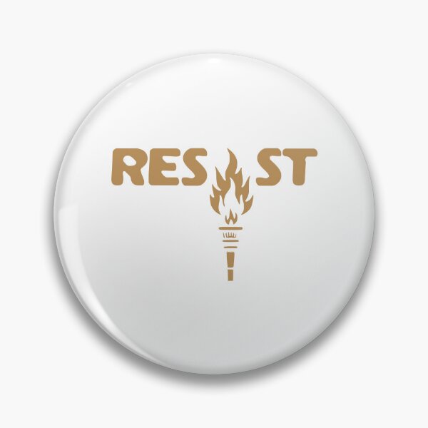 Item preview, Resist Vintage Torch Freedom Flame Typography designed and sold by drchzak.