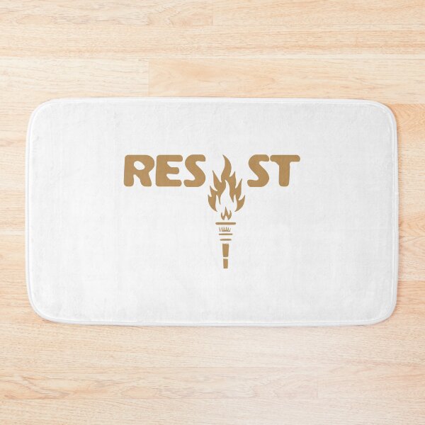 Item preview, Resist Vintage Torch Freedom Flame Typography designed and sold by drchzak.