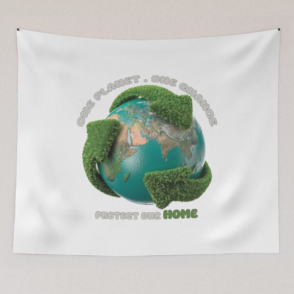 Item preview, One Planet One Chance Protect Our Home Earth Day Recycle Eco Friendly T-Shirt designed and sold by Elite-Store66.