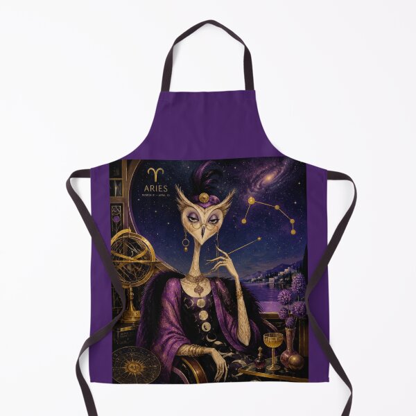 Item preview, Aries Fire Owl Queen - Zodiac Constellation Art designed and sold by Natalia-Vlad.