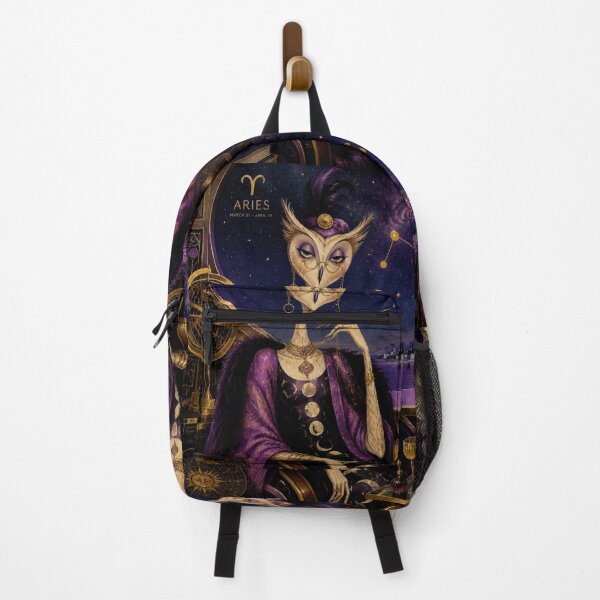 Item preview, Aries Fire Owl Queen - Zodiac Constellation Art designed and sold by Natalia-Vlad.