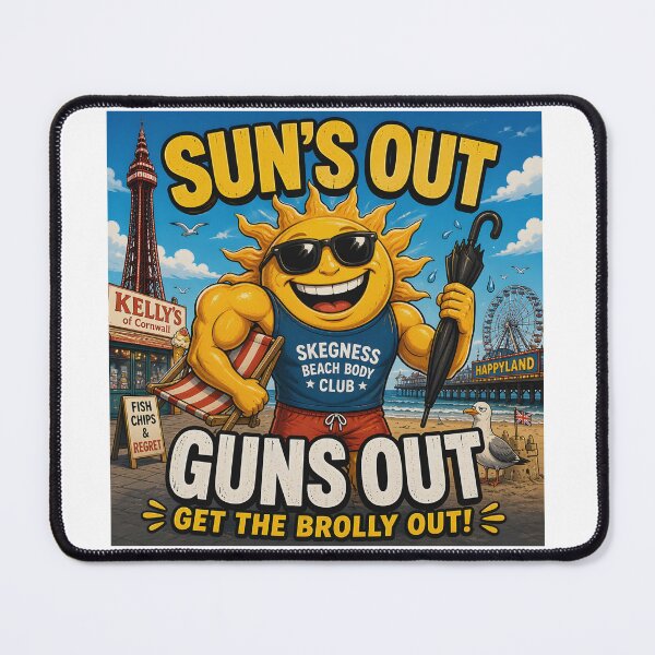 Item preview, Sun's Out Guns Out Get The Brolly Out designed and sold by Hornace88studio .