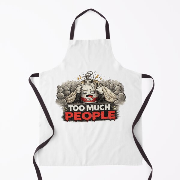 Item preview, Too Much People Shirt – Social Anxiety Tee designed and sold by DesignTeamHub.