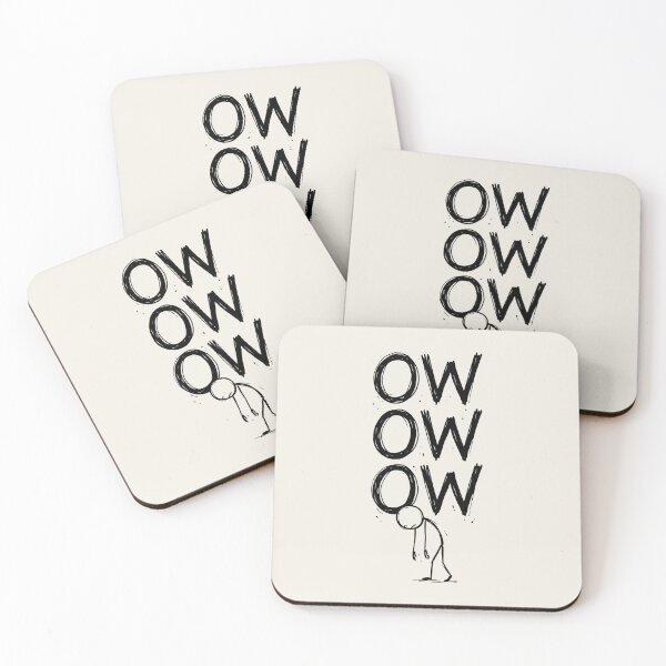 Item preview, Ow Ow Ow Stick Man Figure Funny Chronic Pain Humor Meme 10 designed and sold by ChinkyCat Official.