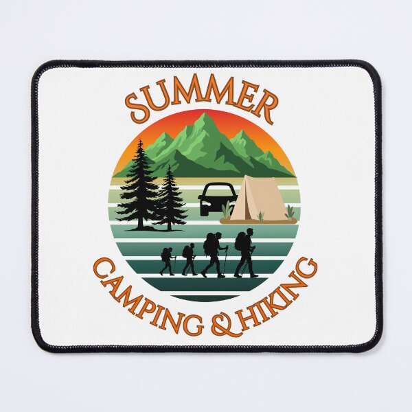 Item preview, Vintage Summer Camping & Hiking Shirt designed and sold by Jamesteeshop09.