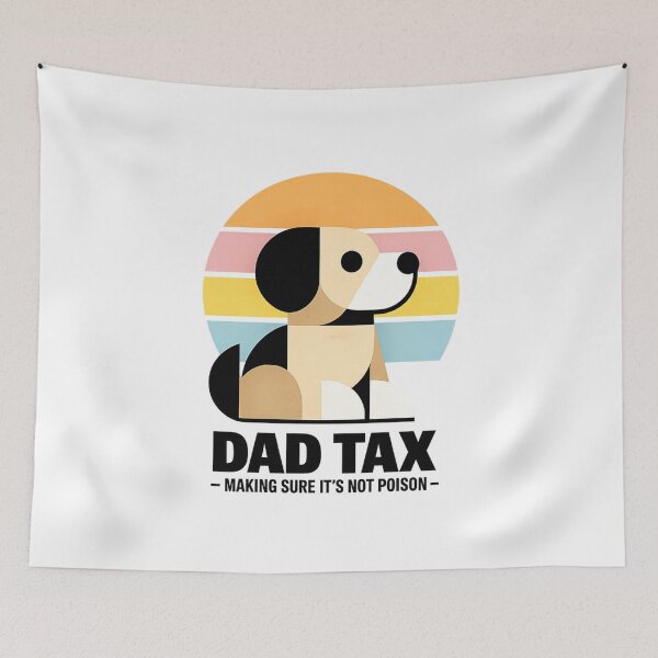 Item preview, Dad Tax Father’s Day Retro designed and sold by LuveraxArt.