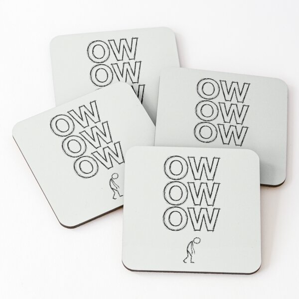 Item preview, Ow Ow Ow Stick Man Figure Funny Chronic Pain Humor Meme 11 designed and sold by ChinkyCat Official.