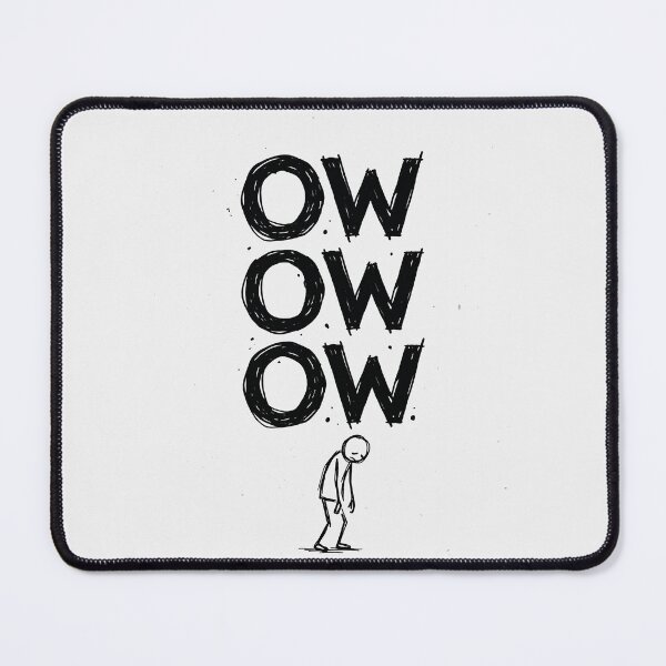 Item preview, Ow Ow Ow Stick Man Figure Funny Chronic Pain Humor Meme 12 designed and sold by ChinkyCat Official.
