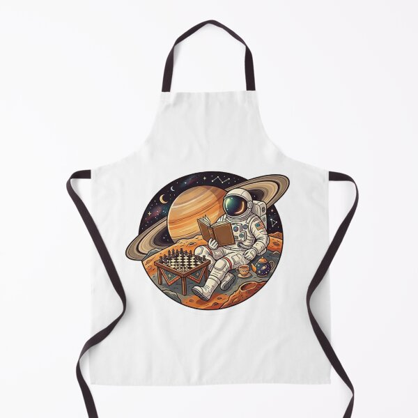 Item preview, Cosmic Chess Player Astronaut - Funny Tea Lover Reading Book in Space designed and sold by Barkashow.