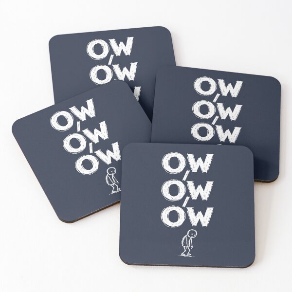 Item preview, Ow Ow Ow Stick Man Figure Funny Chronic Pain Humor Meme 14 designed and sold by ChinkyCat Official.