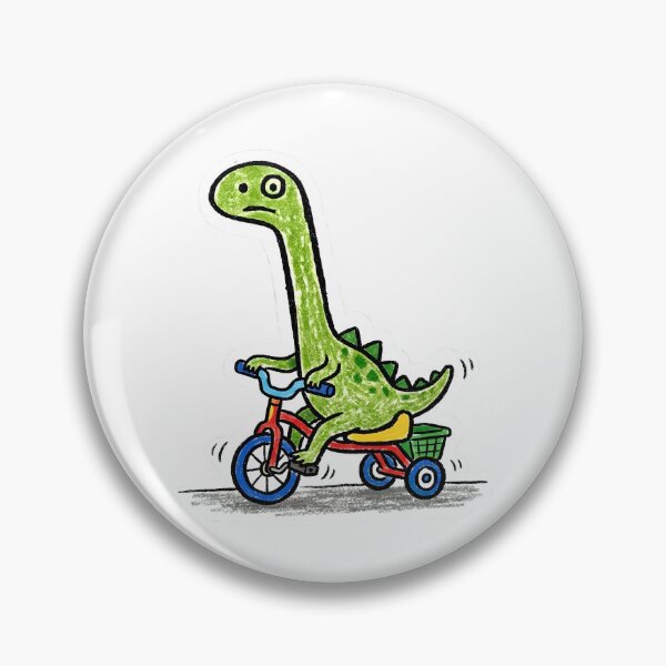 Item preview, T-Rex dinosaur on a tricycle designed and sold by Emma0015.