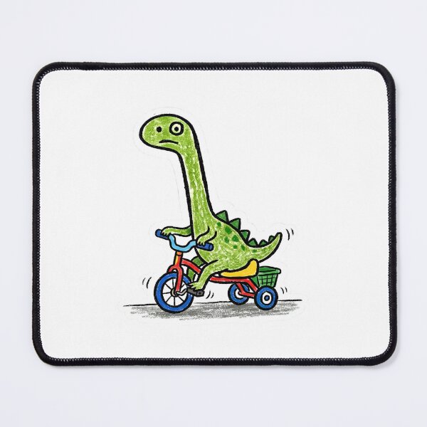 Item preview, T-Rex dinosaur on a tricycle designed and sold by Emma0015.