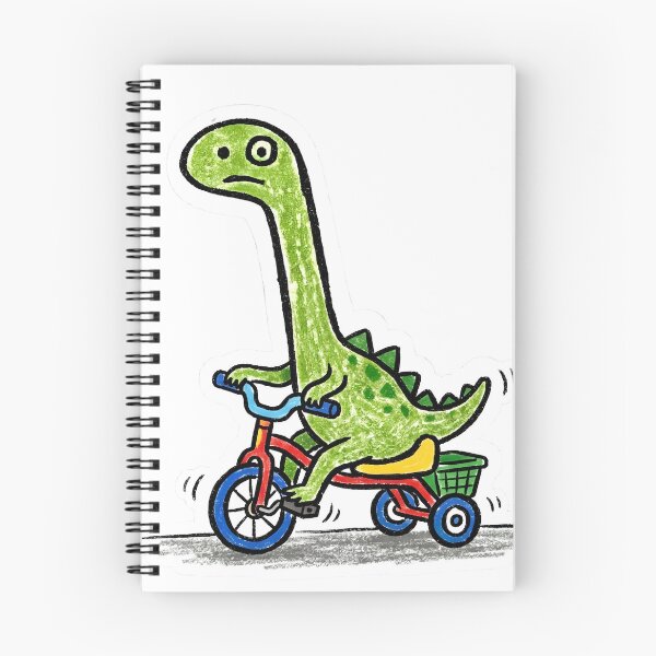 Item preview, T-Rex dinosaur on a tricycle designed and sold by Emma0015.