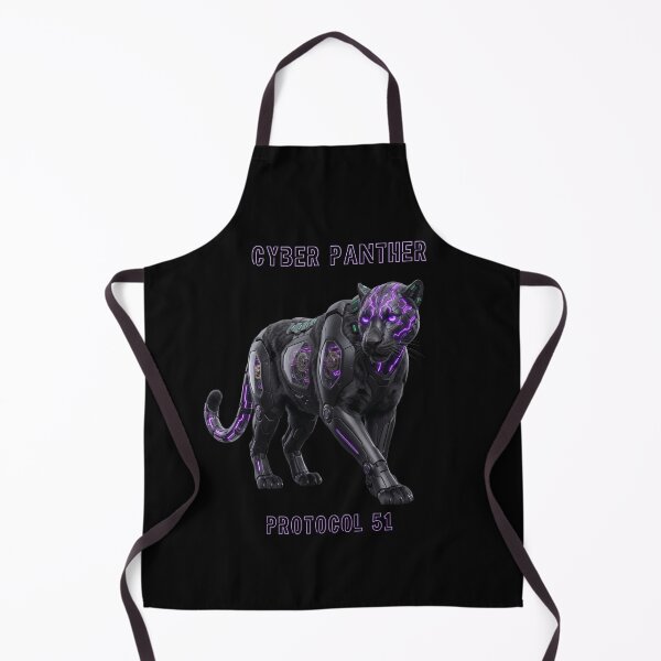 Item preview, Cyber Panther - Neon Purple Shadow | Futuristic Techwear designed and sold by Global-Command.