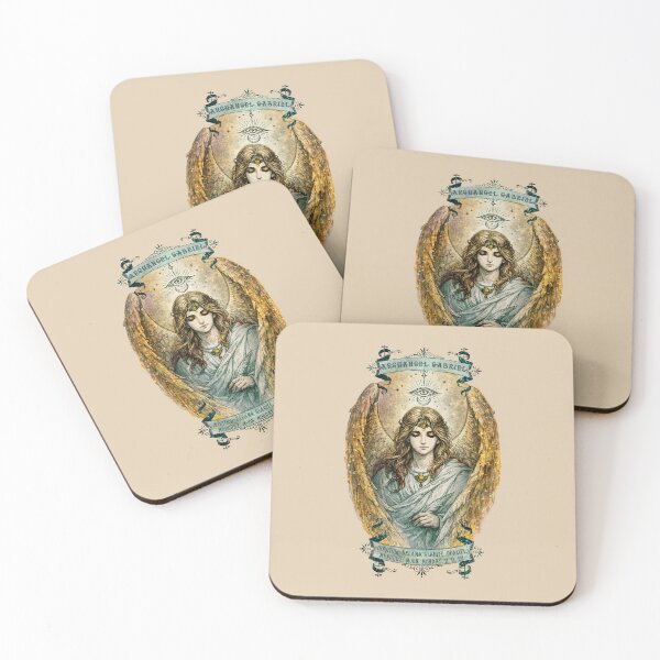 Item preview, Beautiful Archangel Gabriel - Royal Cream White - Visualise Invisible designed and sold by VisualiseIt.