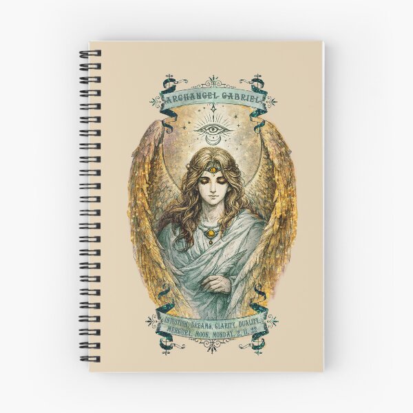 Item preview, Beautiful Archangel Gabriel - Royal Cream White - Visualise Invisible designed and sold by VisualiseIt.