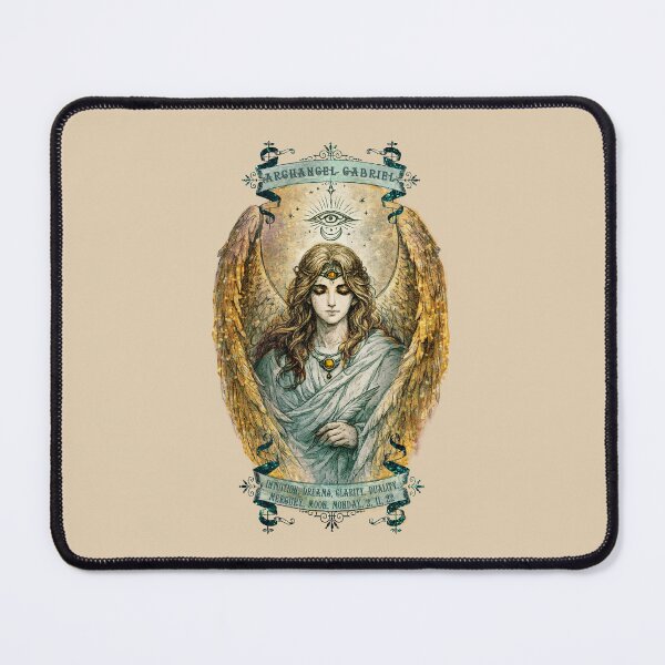 Item preview, Beautiful Archangel Gabriel - Royal Cream White - Visualise Invisible designed and sold by VisualiseIt.