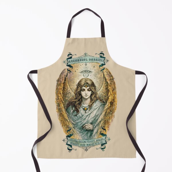Item preview, Beautiful Archangel Gabriel - Royal Cream White - Visualise Invisible designed and sold by VisualiseIt.