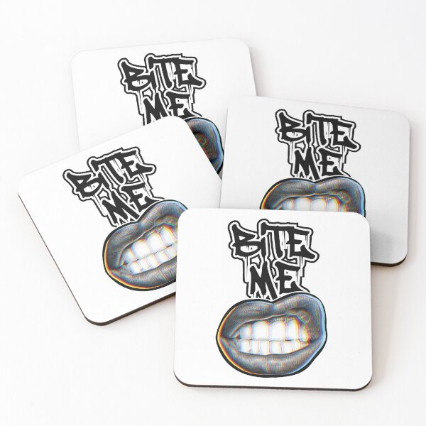 Item preview, Bite Me Urban Graffiti Lips - Street Art Glitch Style designed and sold by alessandramtoro_design.