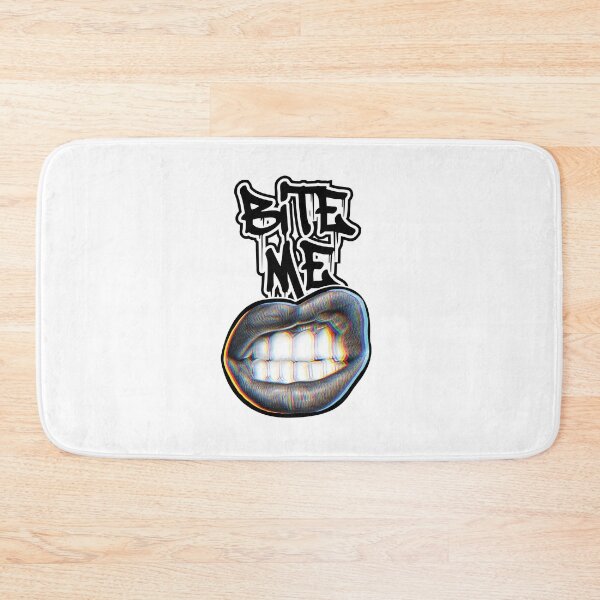 Item preview, Bite Me Urban Graffiti Lips - Street Art Glitch Style designed and sold by alessandramtoro_shop.