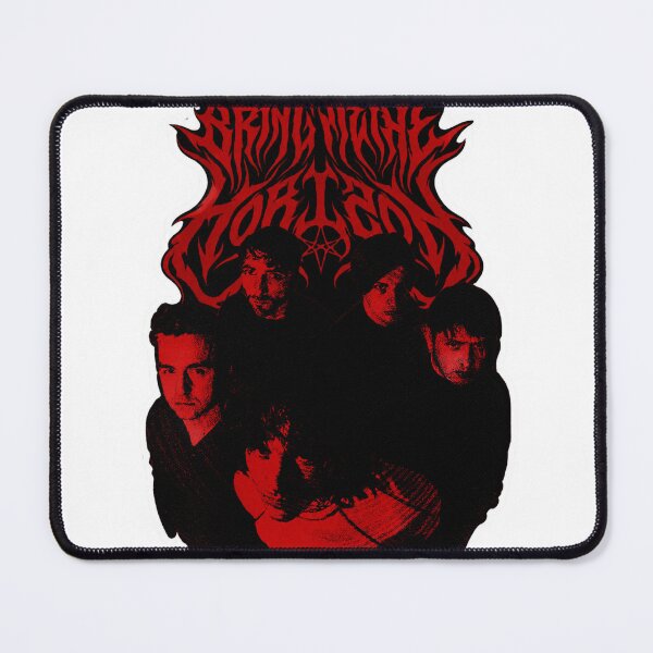 Item preview, Red Black Metal Band Aesthetic Sticker designed and sold by Beans' Art Studio.