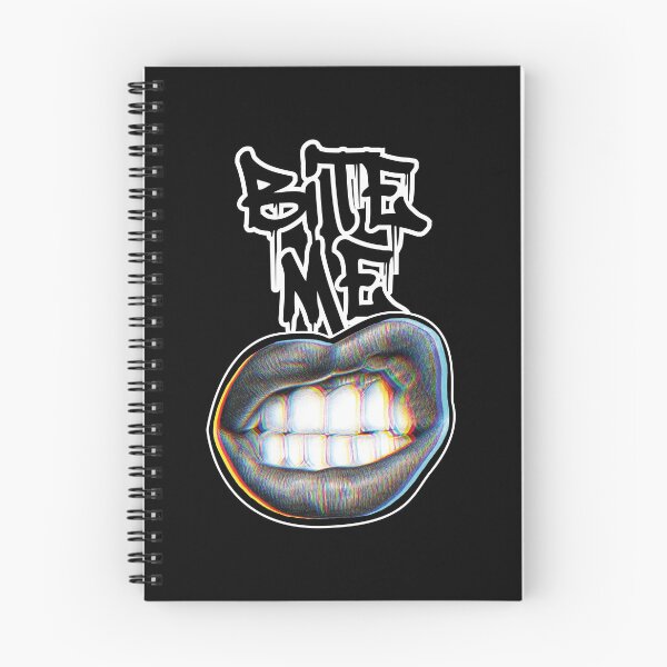 Item preview, Bite Me Urban Graffiti Lips Black - Street Art Glitch Style designed and sold by alessandramtoro_shop.