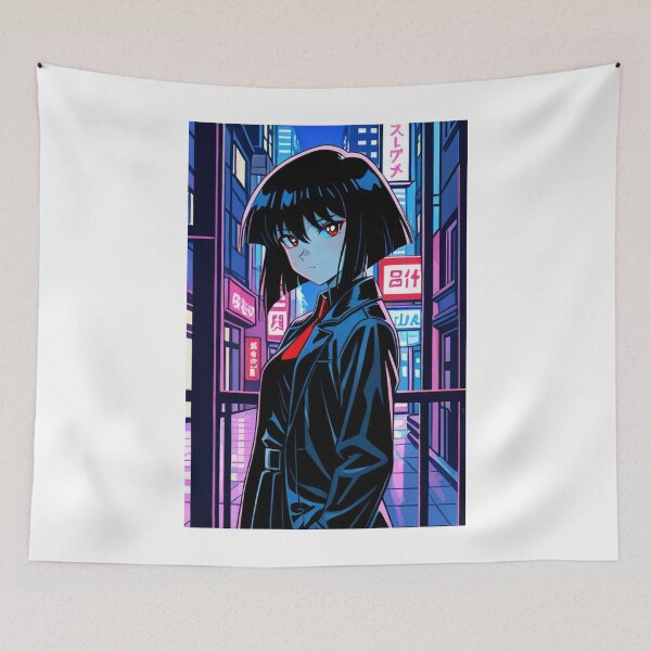 Item preview, Fashion - front woman black neon designed and sold by AnimeShin.
