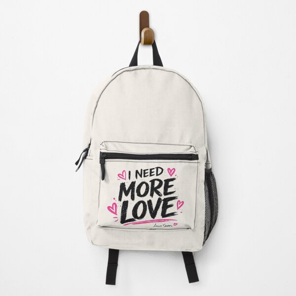 Item preview, I NEED MORE LOVE | Romantic Typography Design | Ivory Minimalist Quote Art designed and sold by BlueberrySwan.