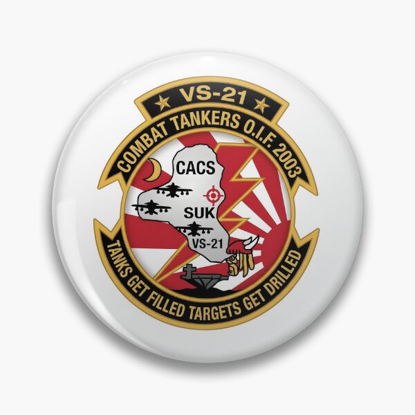 Item preview, US Navy VS-21 Combat Tankers Operation Iraqi Freedom 2003 Patch designed and sold by CharlieDesings.