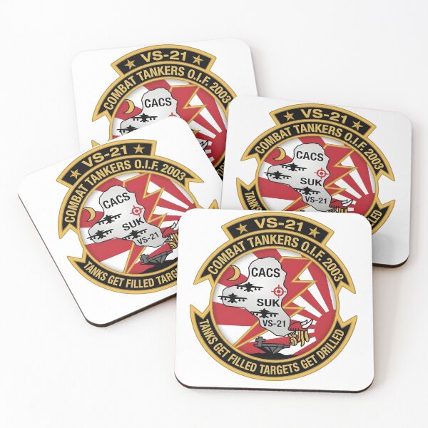 Item preview, US Navy VS-21 Combat Tankers Operation Iraqi Freedom 2003 Patch designed and sold by CharlieDesings.