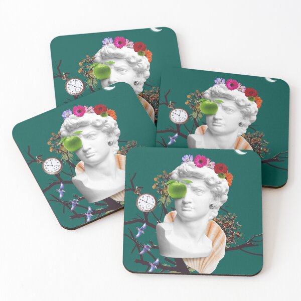 Item preview, Artistic collage with surreal classical bust designed and sold by danielrospad.