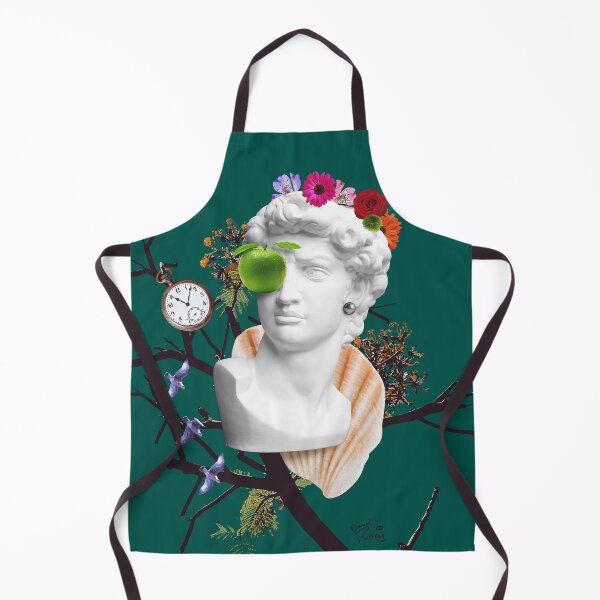 Item preview, Artistic collage with surreal classical bust designed and sold by danielrospad.
