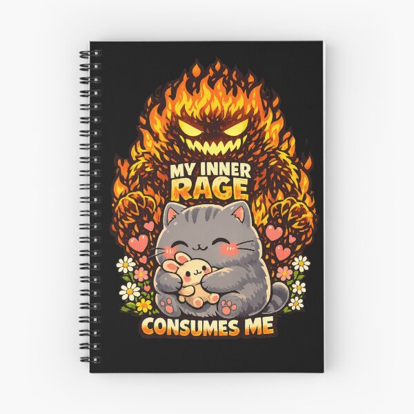 Item preview, Cute Cat Rage Consumes Me Funny Introvert Cat Lover Meme designed and sold by HiPatti.