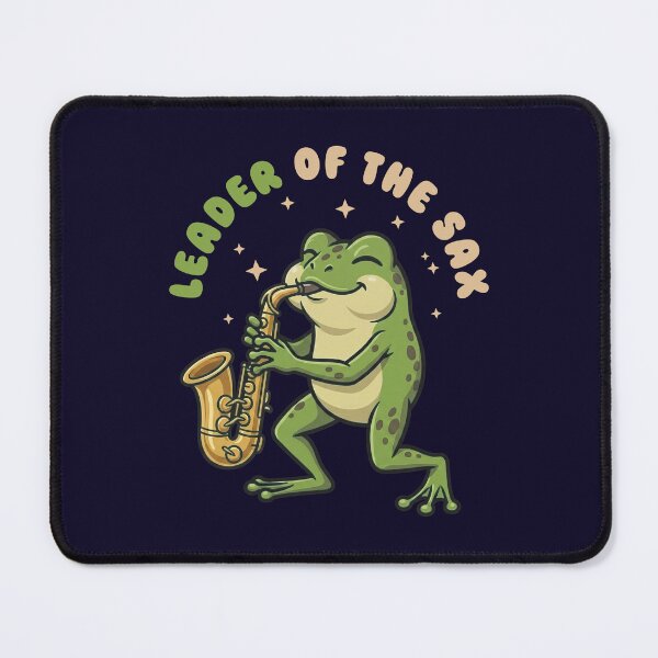 Item preview, Leader Of The Sax Cute Frog Playing Saxophone designed and sold by LinaValearte.