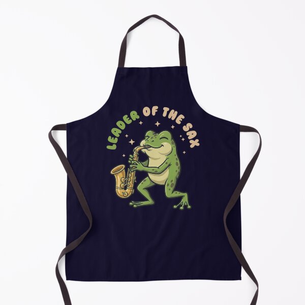 Item preview, Leader Of The Sax Cute Frog Playing Saxophone designed and sold by LinaValearte.